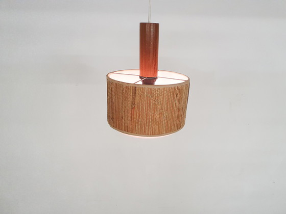 Image 1 of Skandinavisch moderne rotan hanglamp, jaren 60