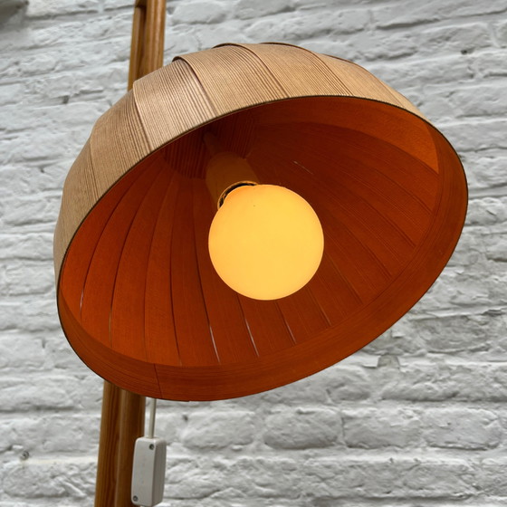 Image 1 of Midcentury vloerlamp hout