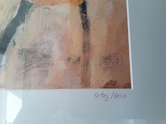 Image 1 of Corine Annelies van Dolder Lithografie 'Ranonkel'