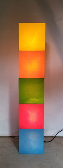 5x Heico Midcentury kubuslampen