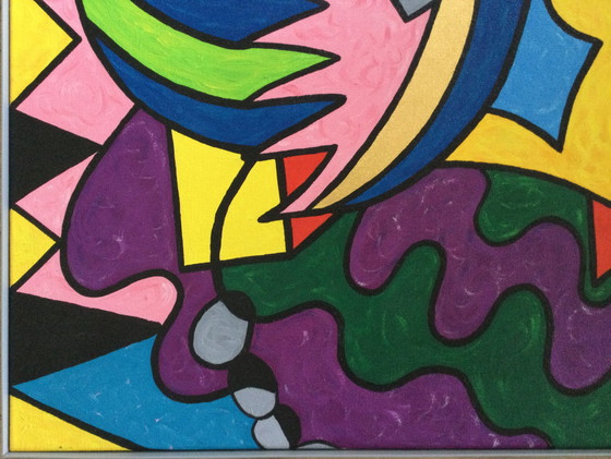 Image 1 of Jozef van der Horst - abstract schilderij