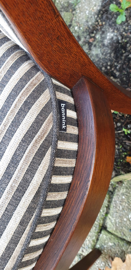 Image 1 of 6x Bannink Jugendstil eetkamer stoelen. TOP CONDITIE NIEUWSTAAT 