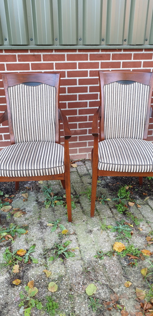 6x Bannink Jugendstil eetkamer stoelen. TOP CONDITIE NIEUWSTAAT 