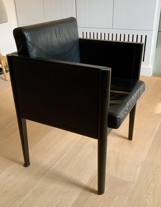 Image 1 of 6 Arco zwarte eetkamerstoelen