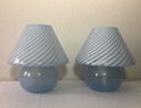 2x Vintage mushroom lamp