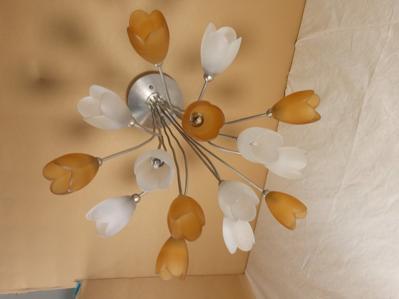 Image 1 of Harco Loor design hanglamp 15 tulpen