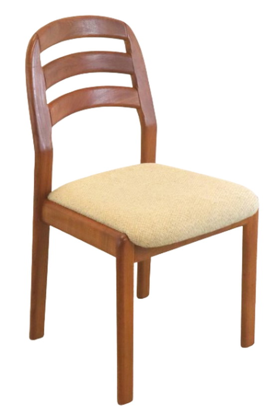 Image 1 of 4x Dyrlund eetkamerstoelen 'Asserballe' vintage