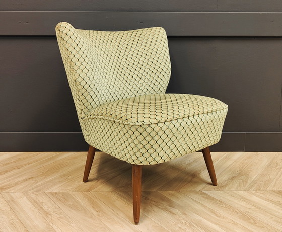 Image 1 of Mid Century fauteuil, vintage cocktailstoeltje