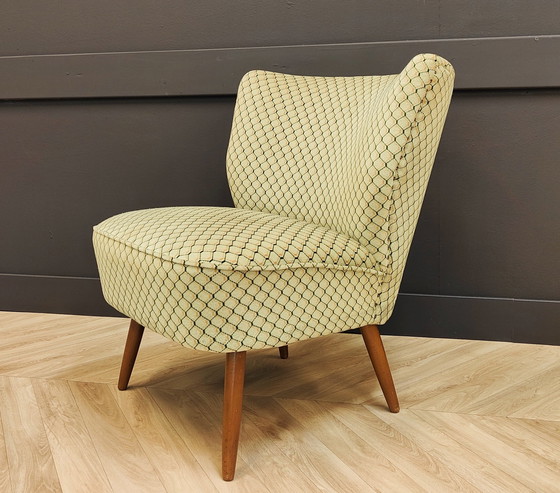 Image 1 of Mid Century fauteuil, vintage cocktailstoeltje