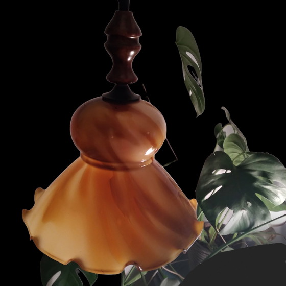 Image 1 of Vintage glas lamp