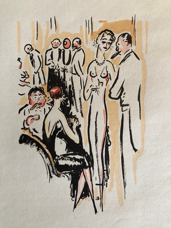 Image 1 of Kees van Dongen La Garconne 1925 pochoir