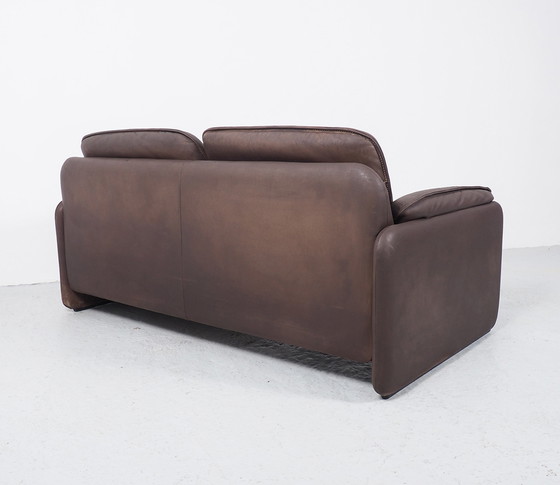 Image 1 of De Sede DS61 vintage bruin leren bankje