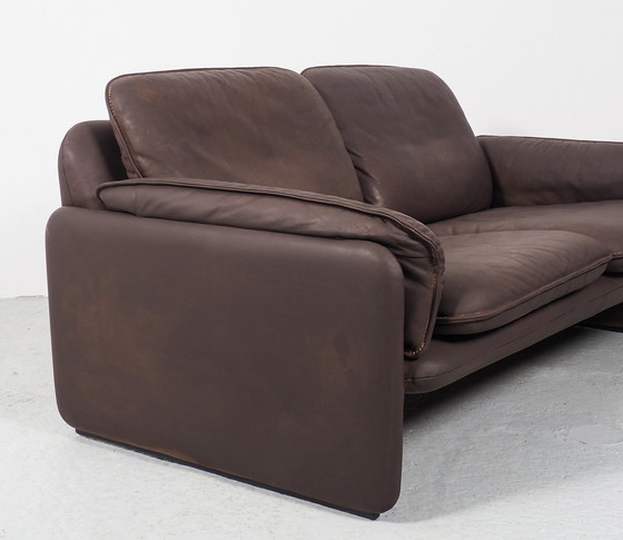 Image 1 of De Sede DS61 vintage bruin leren bankje