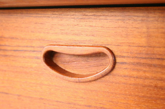 Image 1 of Peter Hvidt, Orla Mølgaard Nielsen Teak schrijftafel, Denemarken jaren 60