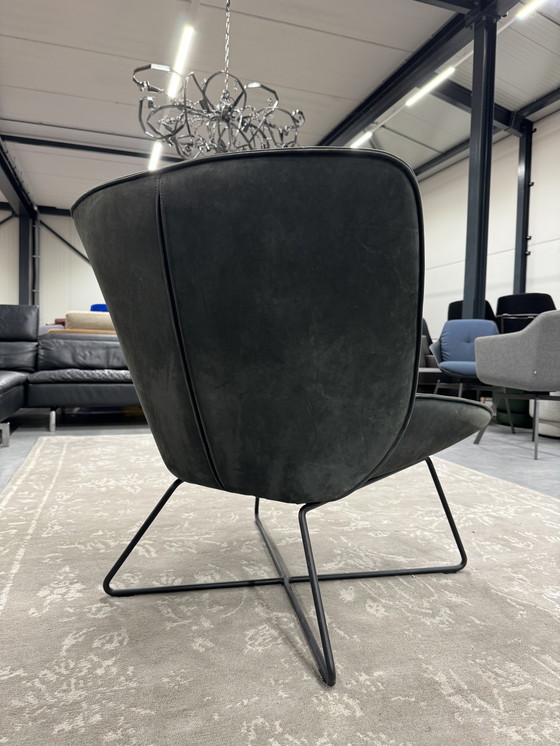 Image 1 of Showmodel Rolf Benz 383 Fauteuil Leer 