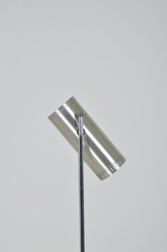 Image 1 of Deense vloerlamp 'Trombone' door Jo Hammerborg voor Fog & Mørup, jaren '60