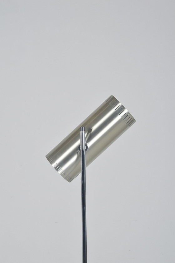 Image 1 of Deense vloerlamp 'Trombone' door Jo Hammerborg voor Fog & Mørup, jaren '60