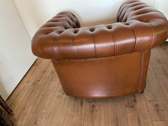 Image 1 of 2x Chesterfield vintage fauteuil