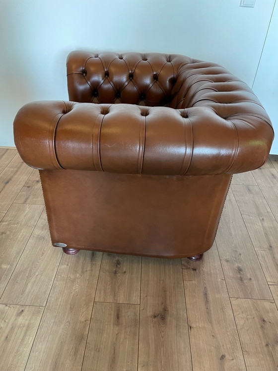Image 1 of 2x Chesterfield vintage fauteuil
