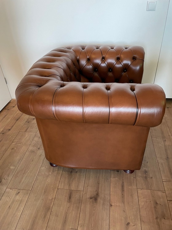 Image 1 of 2x Chesterfield vintage fauteuil