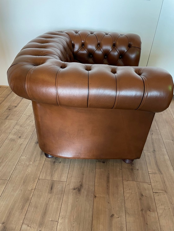 Image 1 of 2x Chesterfield vintage fauteuil