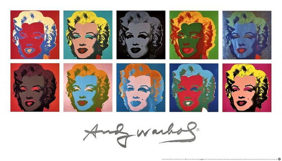 Image 1 of Andy Warhol----- Tien Marilyns