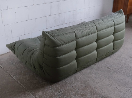 Image 1 of Vintage Michel Ducaroy voor Ligne Roset Togo 3-zits