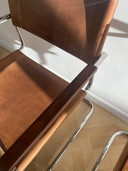 2x Thonet S34 armstoel by Mart Stam