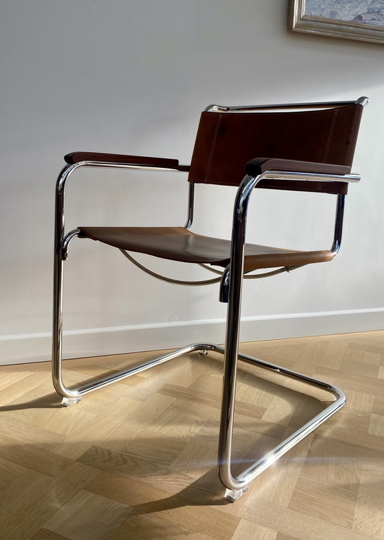 Image 1 of 2x Thonet S34 armstoel by Mart Stam