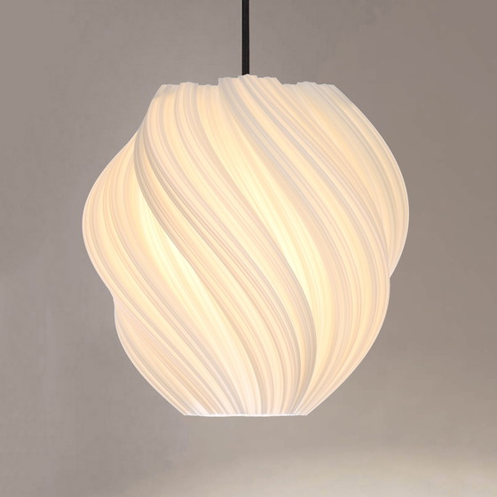 Image 1 of Swiss Design Koch #2 Rechtsdraaiend Hanglamp Zwart