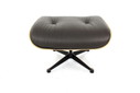 Vitra Charles Eames Lounge Chair Ottoman in premium leer en Amerikaans kersenhout