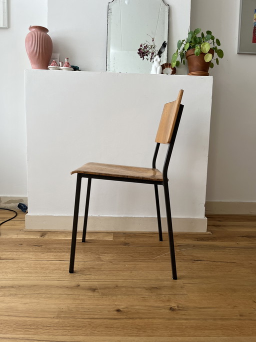 6x MH Stalmobler Mid century stapelstoelen