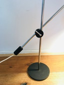 vintage hengellamp. Stalen bureau lamp