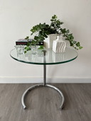 Vintage chroom bijzettafel