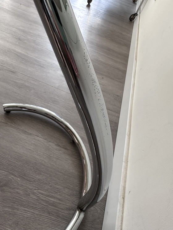 Image 1 of Vintage chroom bijzettafel