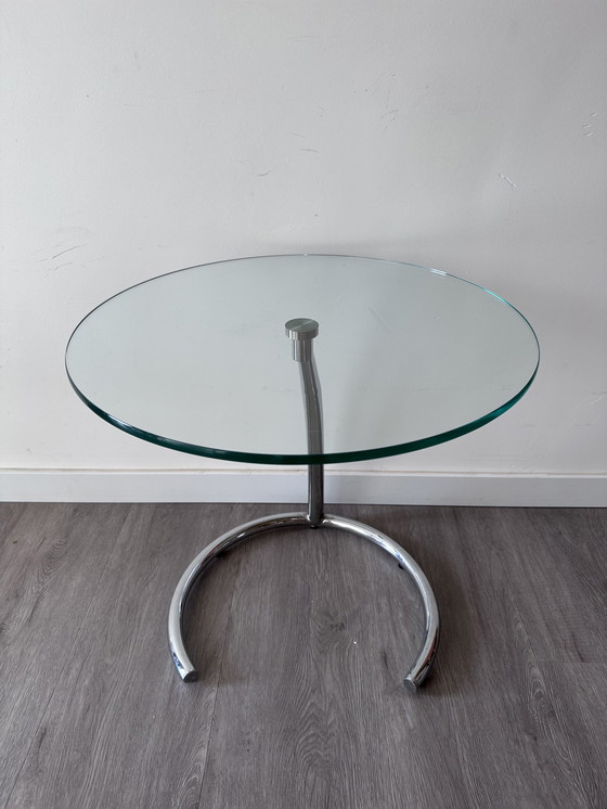 Image 1 of Vintage chroom bijzettafel