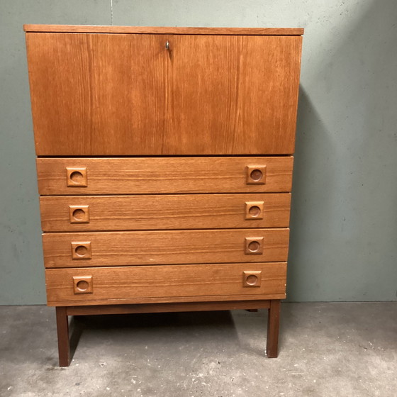 Image 1 of Vintage ladekast/secretaire