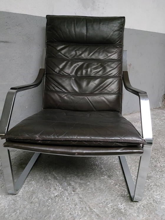 Image 1 of Lounge chair + footrest Rudolph Glatzl for walter knoll