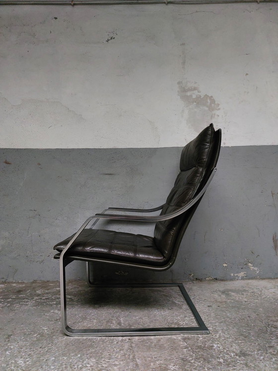 Image 1 of Lounge chair + footrest Rudolph Glatzl for walter knoll