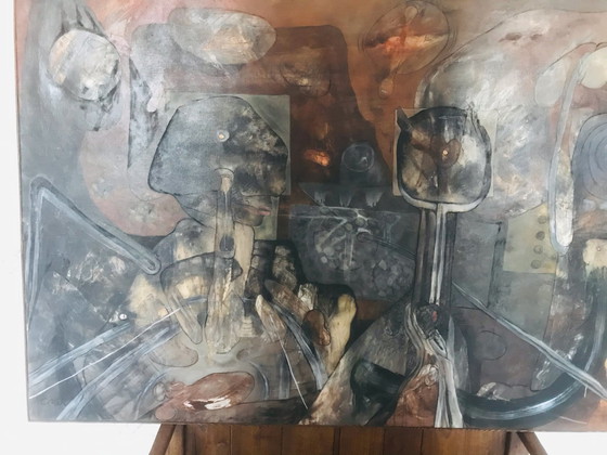 Image 1 of Jaques Chemay 1964 Parijs schilderij