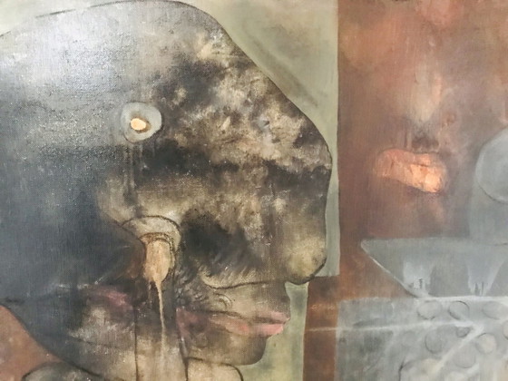 Image 1 of Jaques Chemay 1964 Parijs schilderij