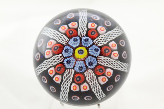 Image 1 of John Deacons Paperweight Millefiori Murano 1960