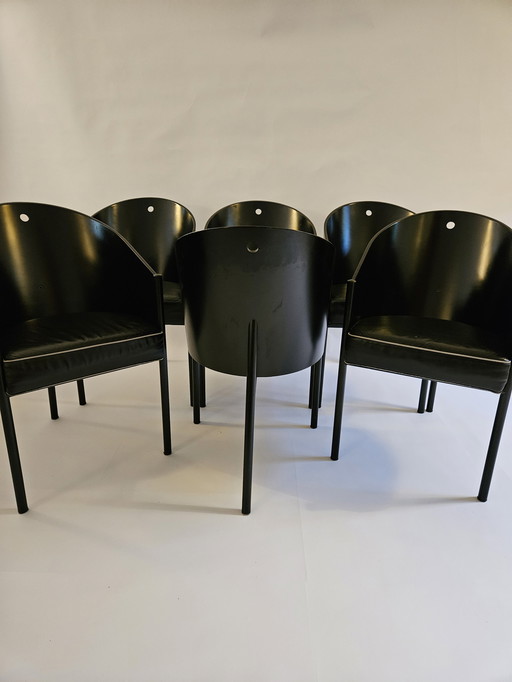 6x Driarde stoelen van Philipp Starck