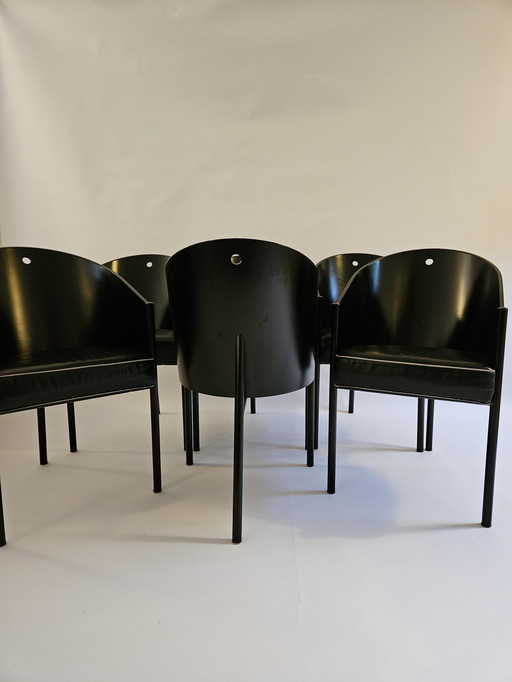 6x Driarde stoelen van Philipp Starck