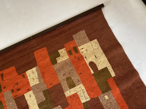 Image 1 of Vintage Hongaars Fluweel wandtapijt