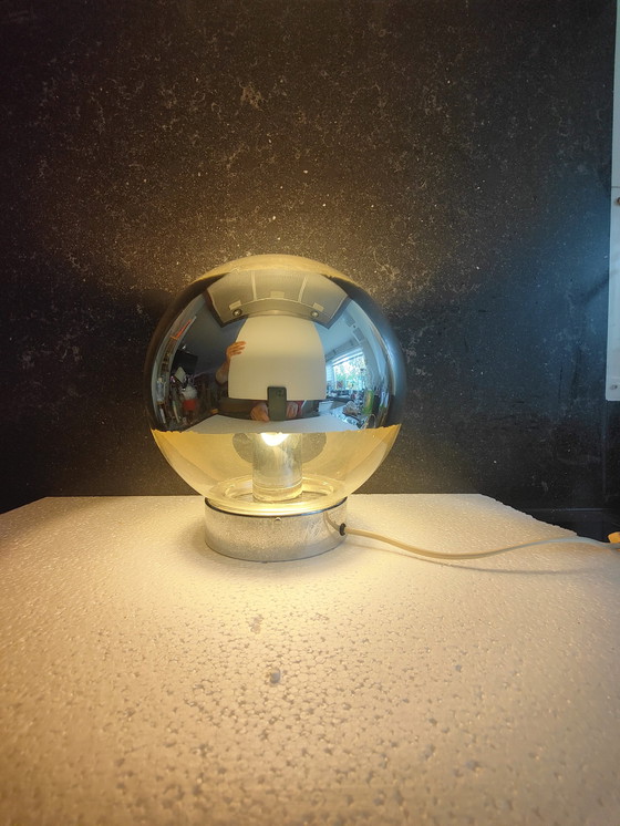 Image 1 of Hoffmeister-Leugten space-age glass lamp