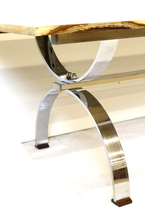 Image 1 of Vintage onyx salontafel