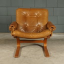 2x Vintage Elsa & Nordahl Solheim Kengu fauteuils
