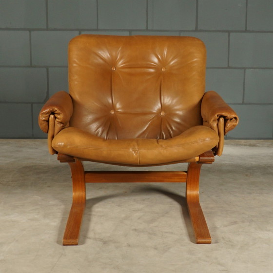 Image 1 of 2x Vintage Elsa & Nordahl Solheim Kengu fauteuils