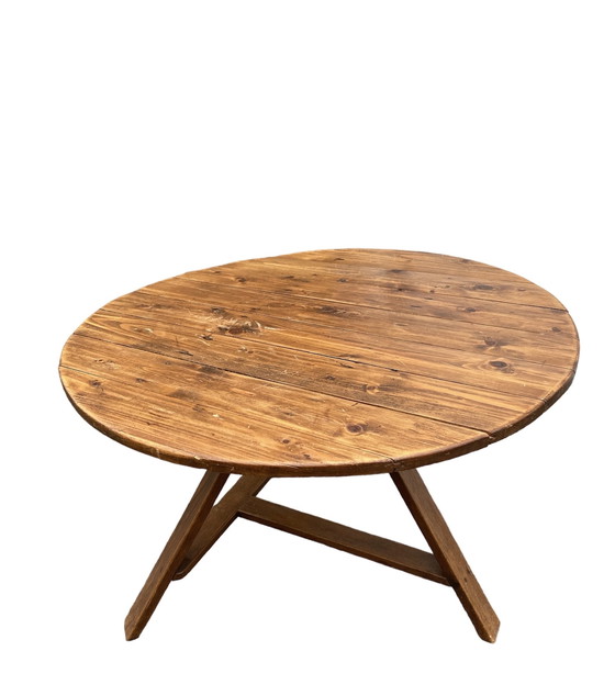 Image 1 of Vintage Drentse Salon-Eettafel